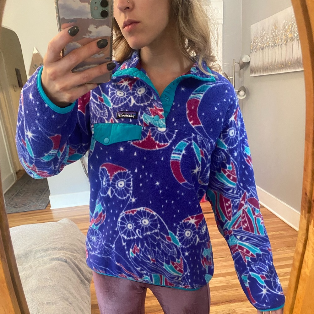 Vintage Patagonia Harvest Moon synchilla pullover